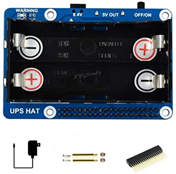 Uninterruptible Power Supply UPS HAT For Raspberry Pi, Stable 5V Power Output