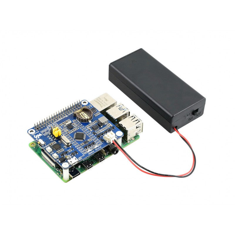 Power Management HAT for Raspberry Pi, Embedded Arduino MCU and RTC