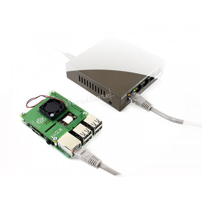 Power over Ethernet HAT for Raspberry Pi 3B+ and 802.3af PoE network