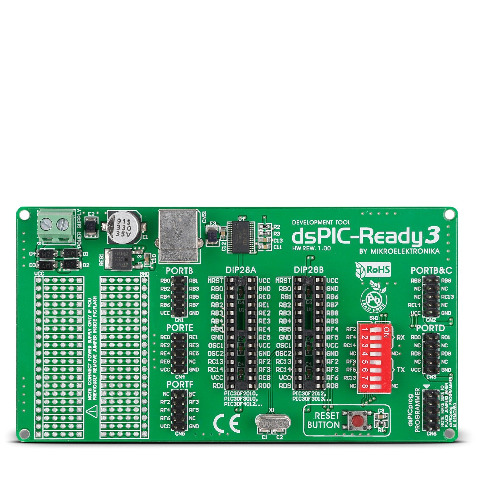 dsPIC-Ready3 Board