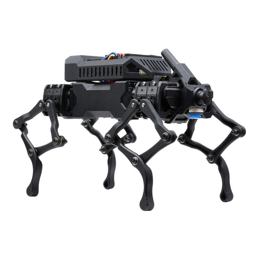 WAVEGO Ex, 12-DOF Bionic Dog-Like Robot, Open Source for ESP32 And PI4B, Facial Recogniti