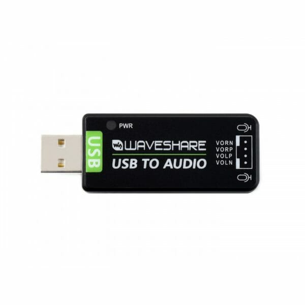 USB Sound Card, Driver-Free, for Raspberry Pi / Jetson Nano