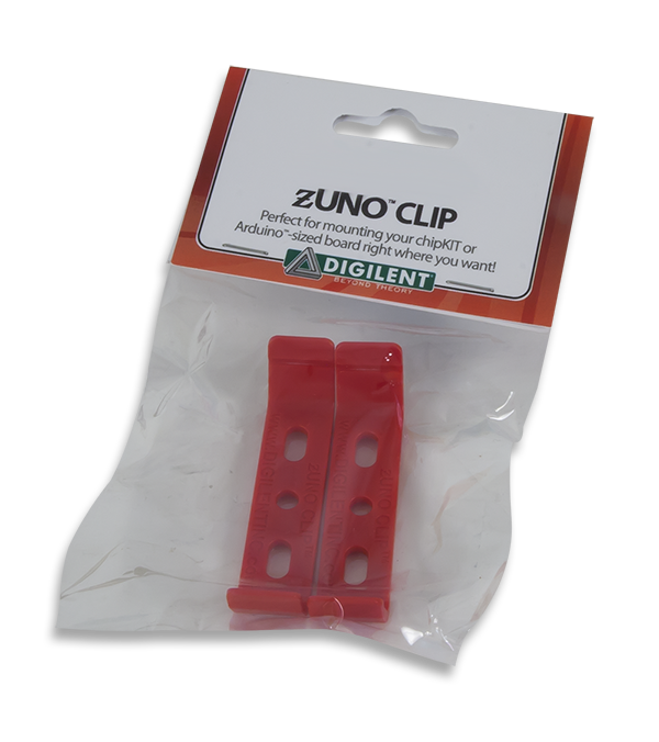zUNO Clip: Mechanical Mount for Microcontroller Boards